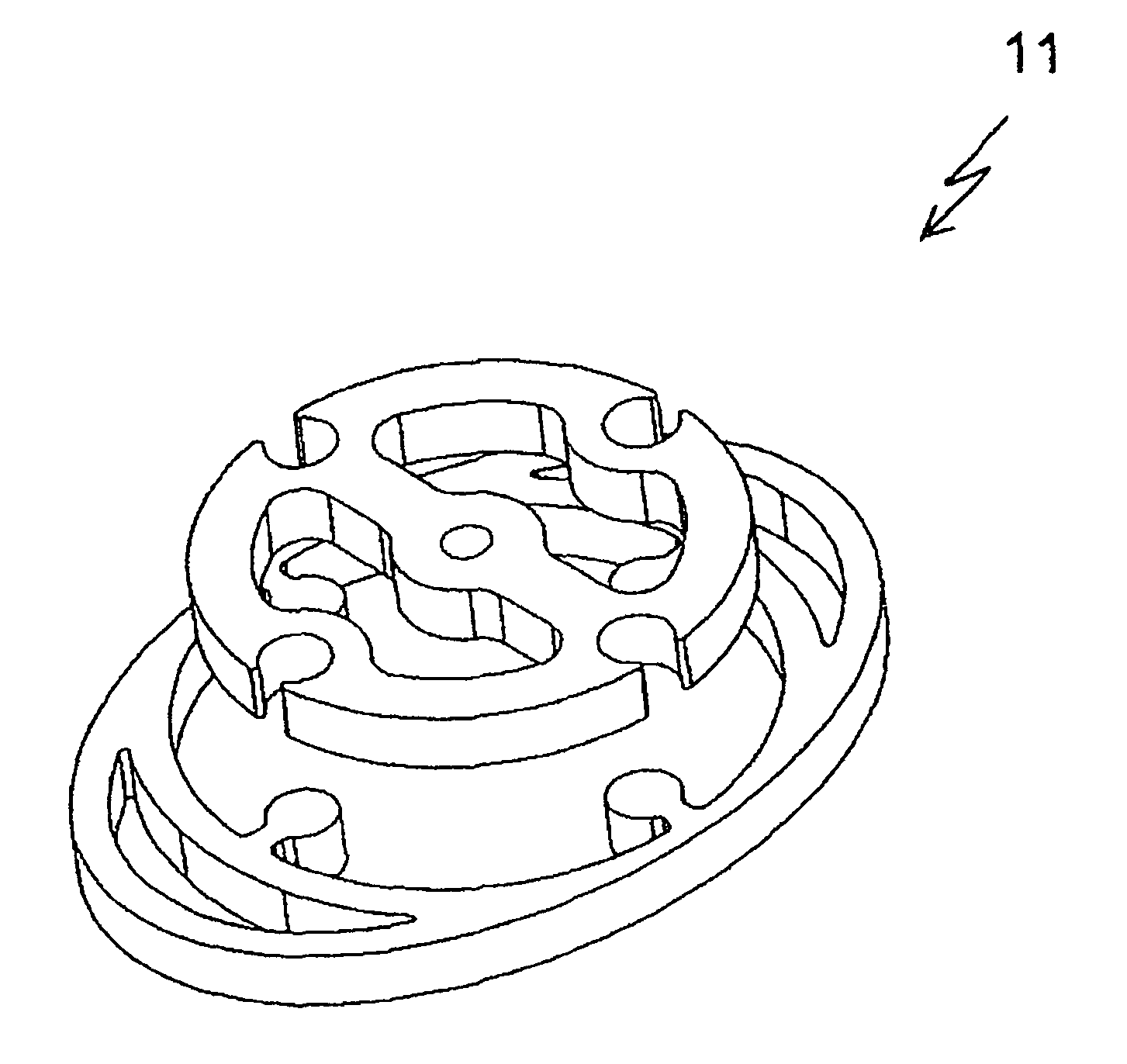 Auditory ossicle prosthesis with variable coupling surfaces