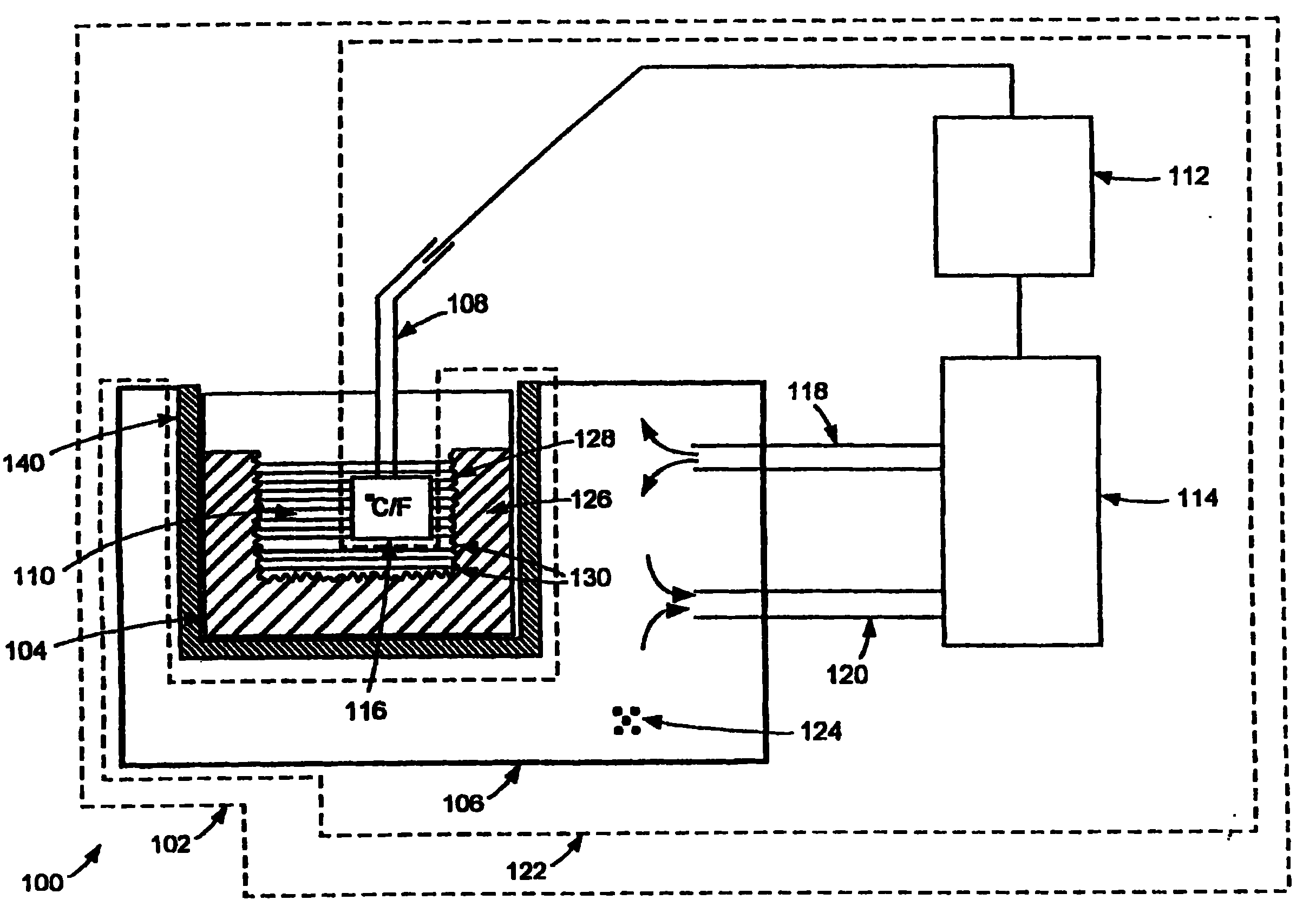 Cryopreservation system with controlled dendritic freezing front velocity and method thereof