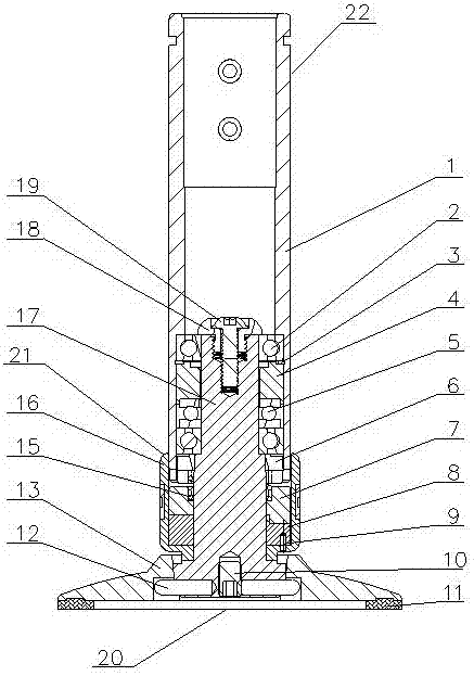 Steel tube rotation and static state quick switching device for dancing