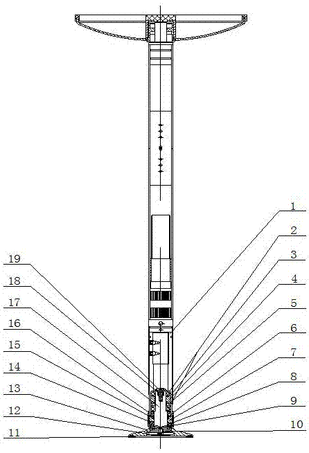 Steel tube rotation and static state quick switching device for dancing