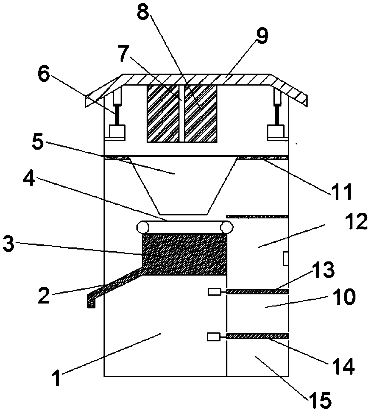 Rain-proof insect detection lamp