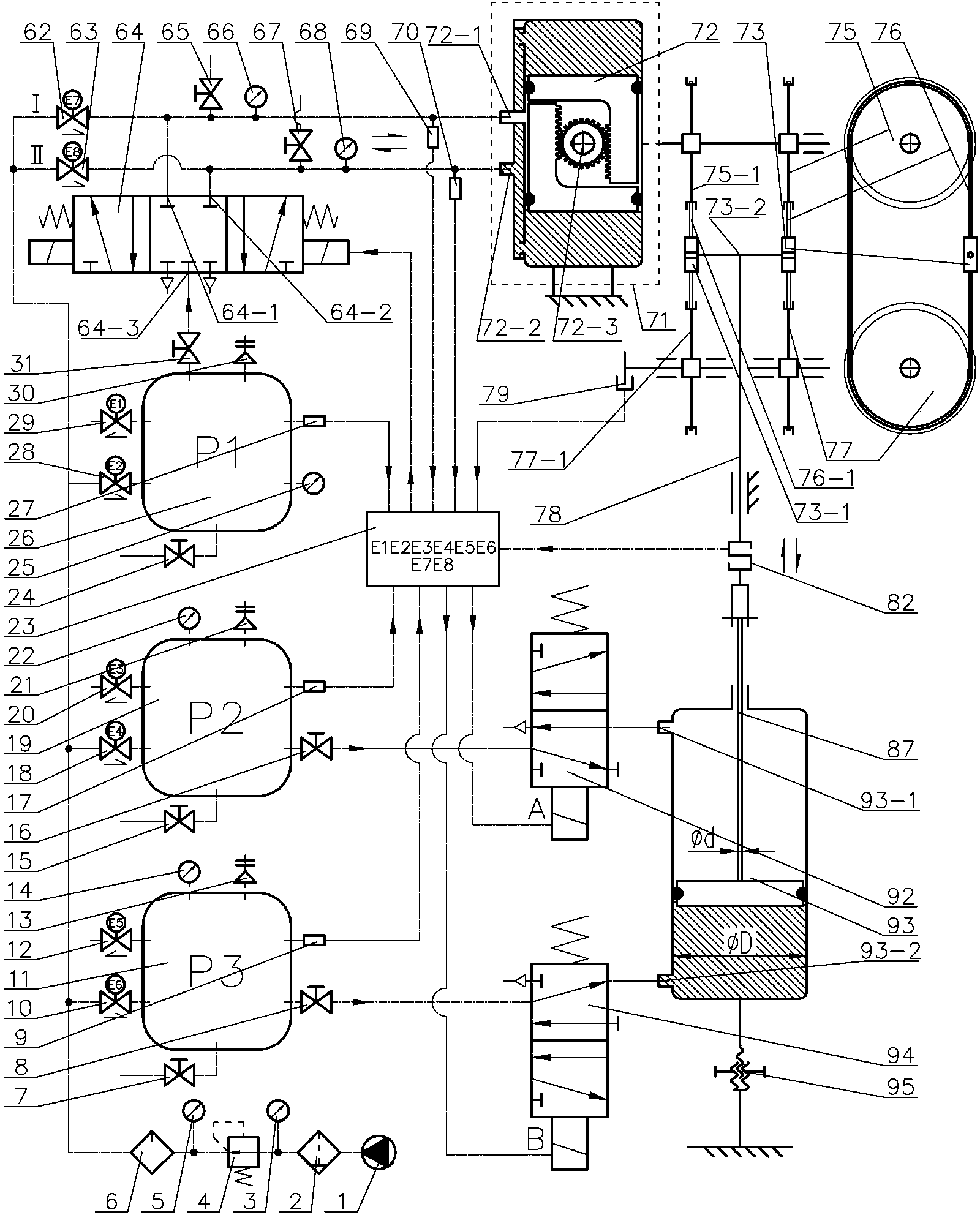 Method for testing rotary valve pneumatic actuator