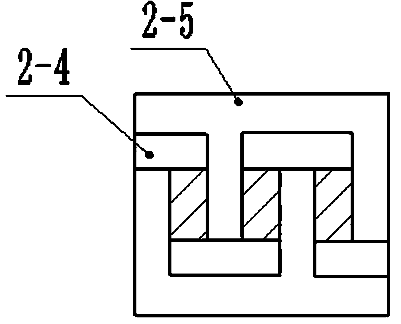 Semiconductor temperature difference matrix power generation device