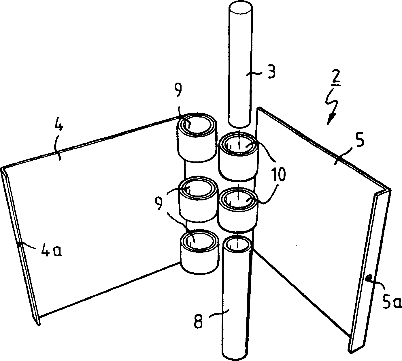 Structure of delivery door having anti-theft security means