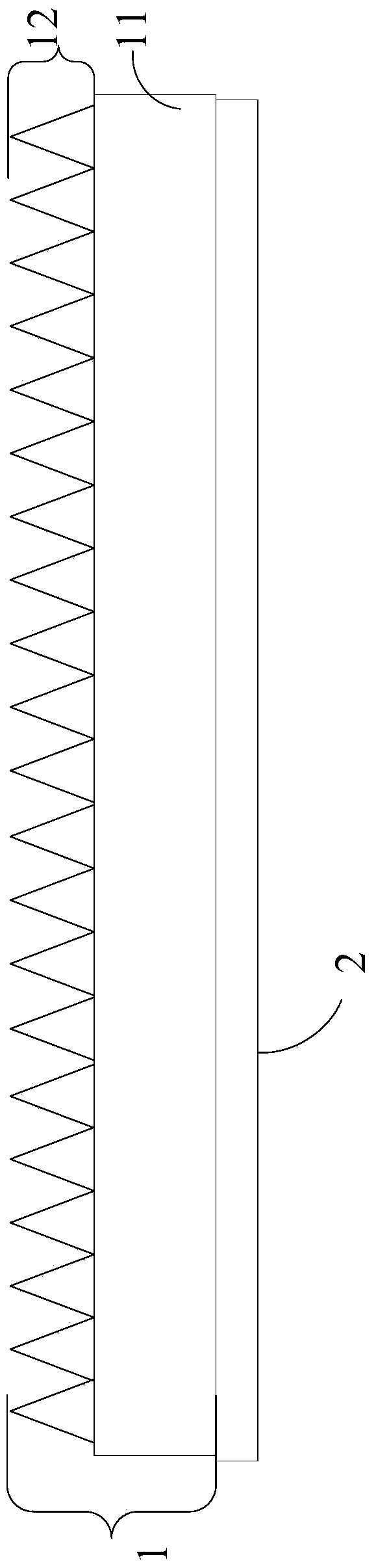 Uniform light structure and uniform light system