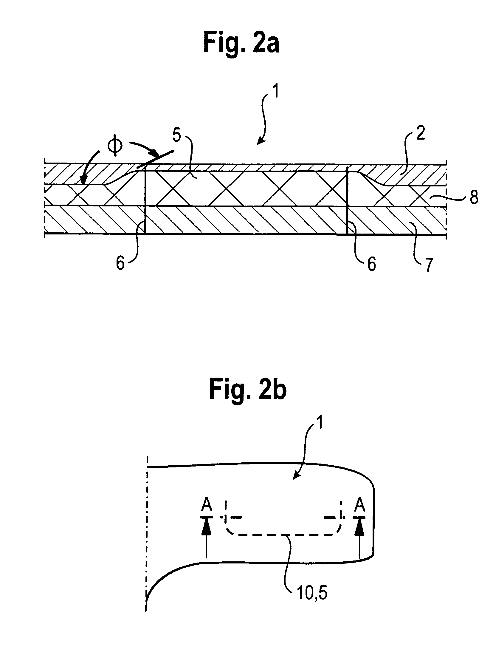 Airbag covering having a weakened leather layer