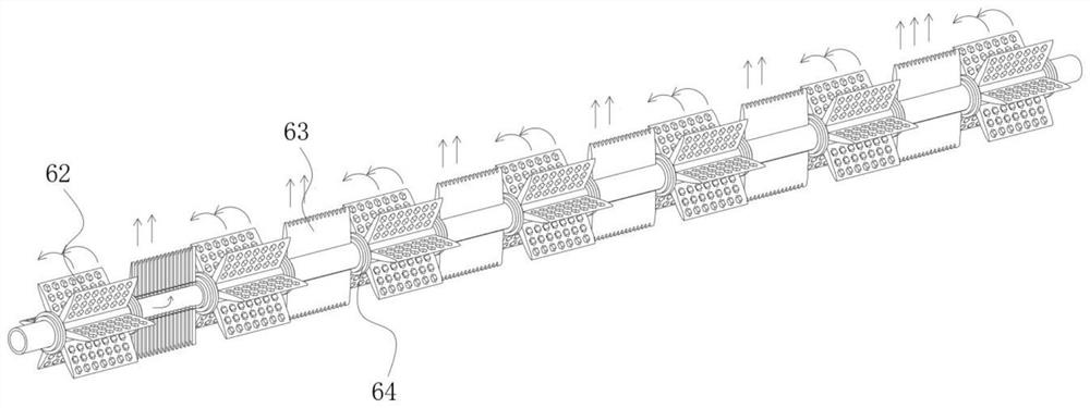 Air port type biological exhaust efficient filtering device