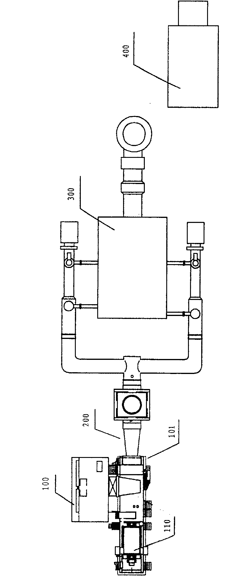 Combustion machine and steam turbine combined circulation system for gas boiler