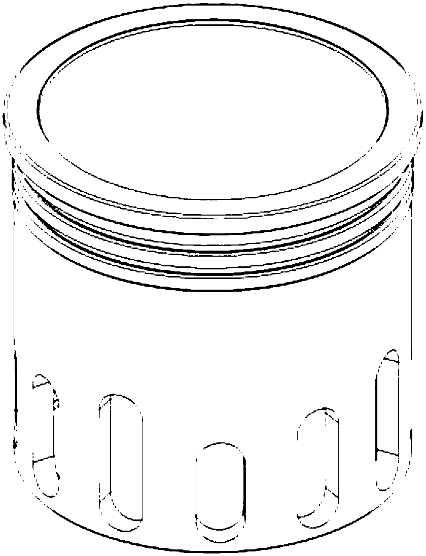 Mute throttling stop emptying valve