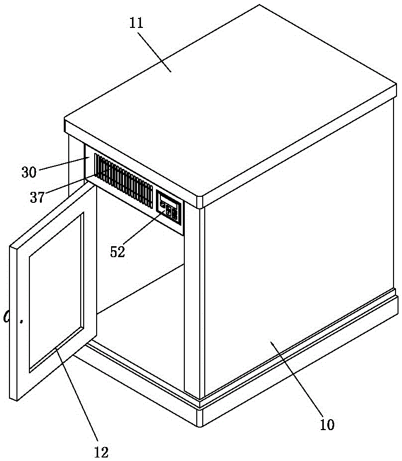 Convenient and practical heating table cabinet