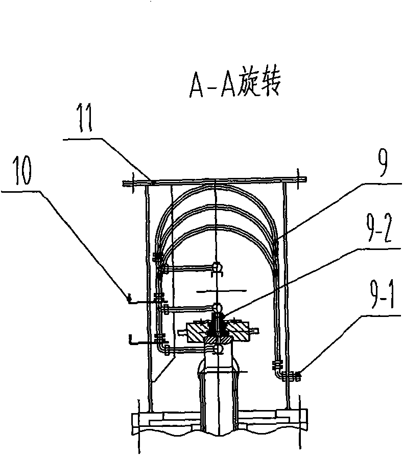 Tube rolling mill balanced device