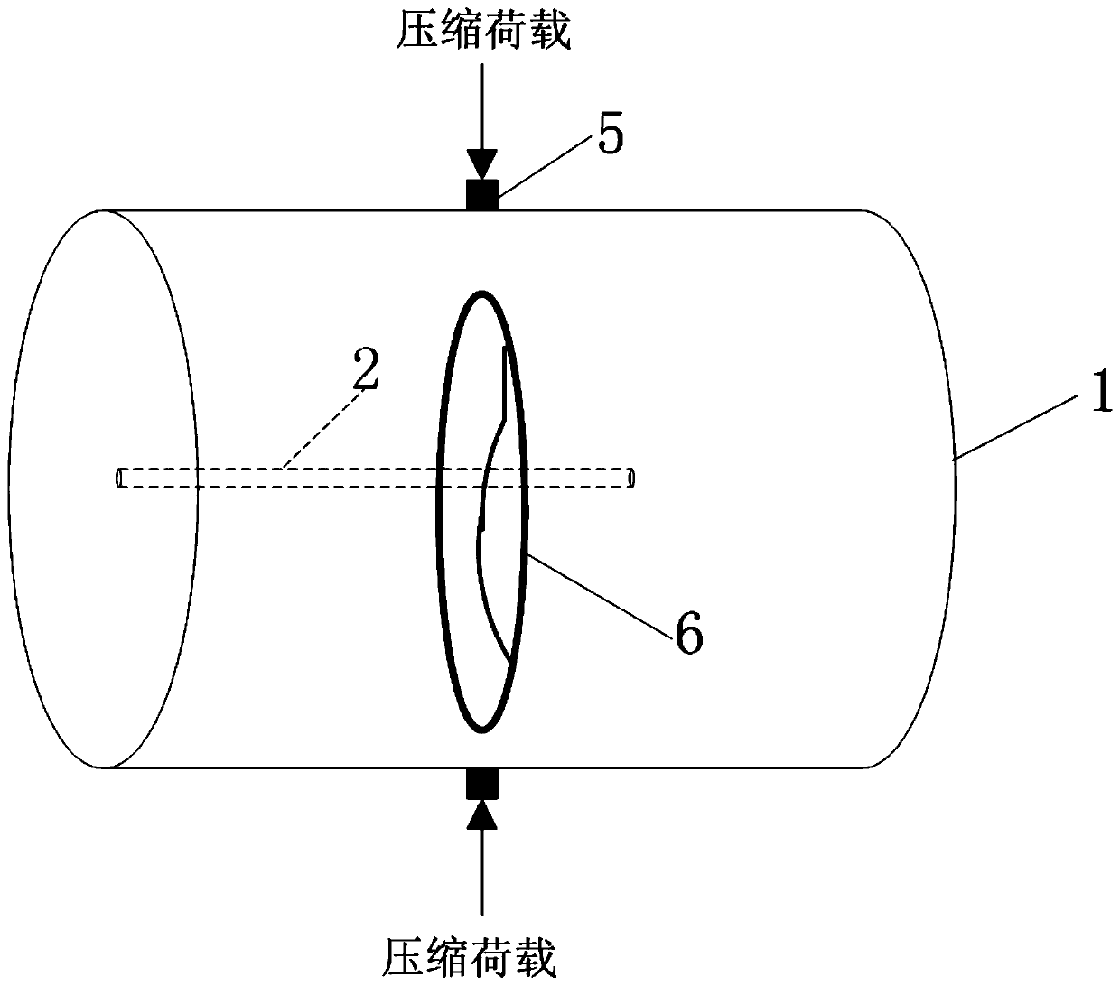 Method for making internal cracks in rock samples and quantitative evaluation of grouting effect