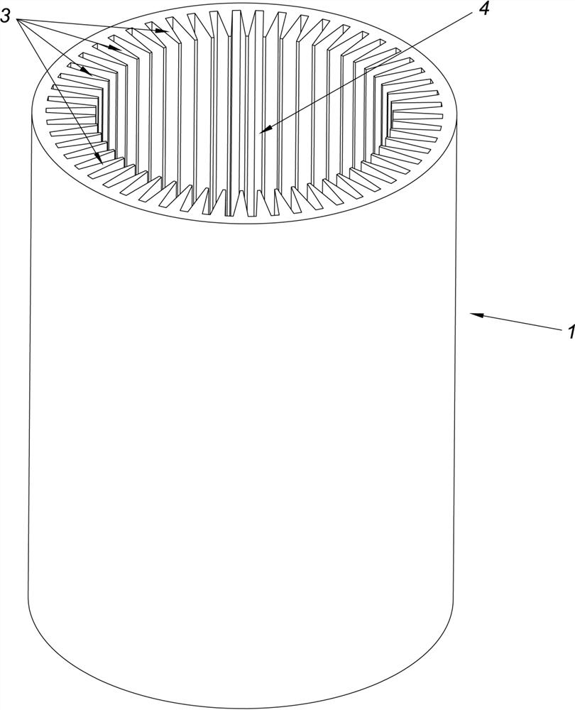 Columnar electromagnetic wave lens