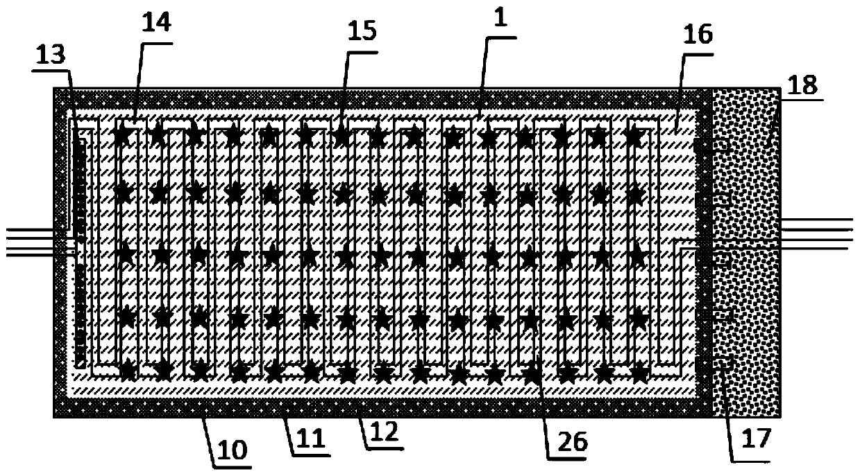 Low-impact development reclaimed-water recycling subsurface flow constructed wetland system