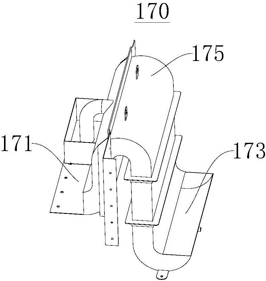 High-efficiency deslagging device and high-efficiency deslagging system