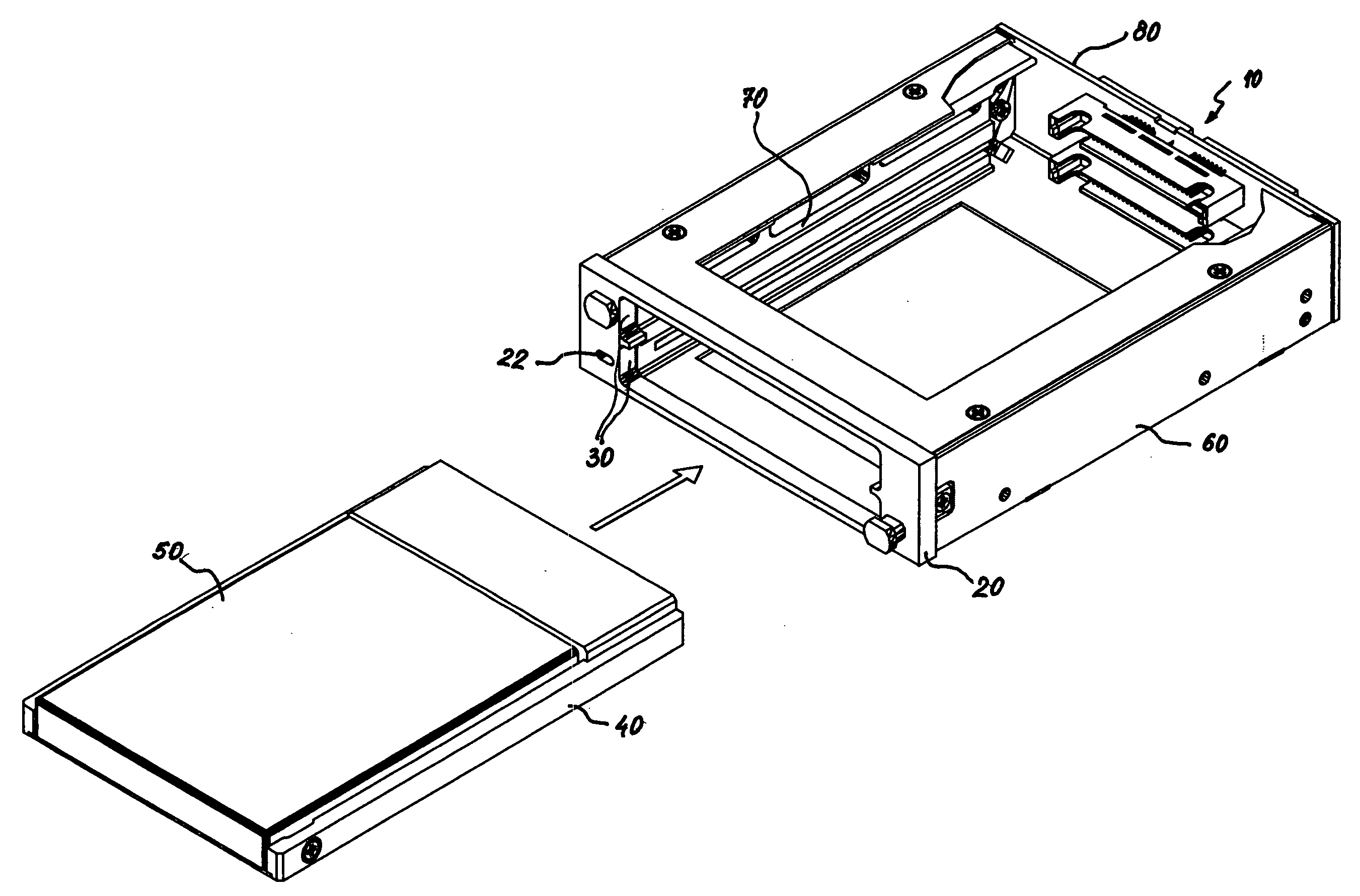 3.5 Inch hot-swappable docking module