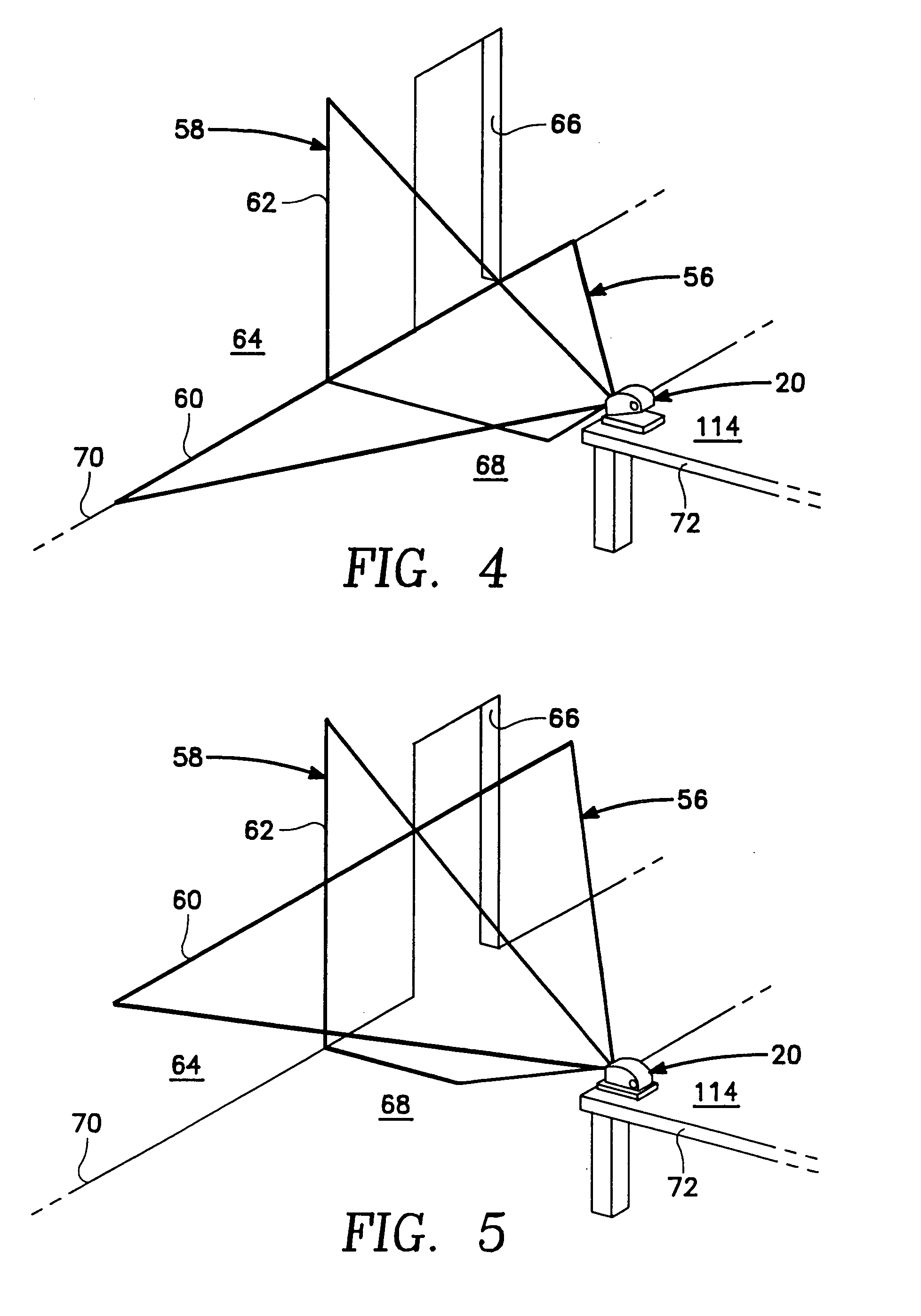 Pivotable laser level