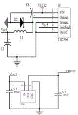 Wireless car pooling system installed on sun shield