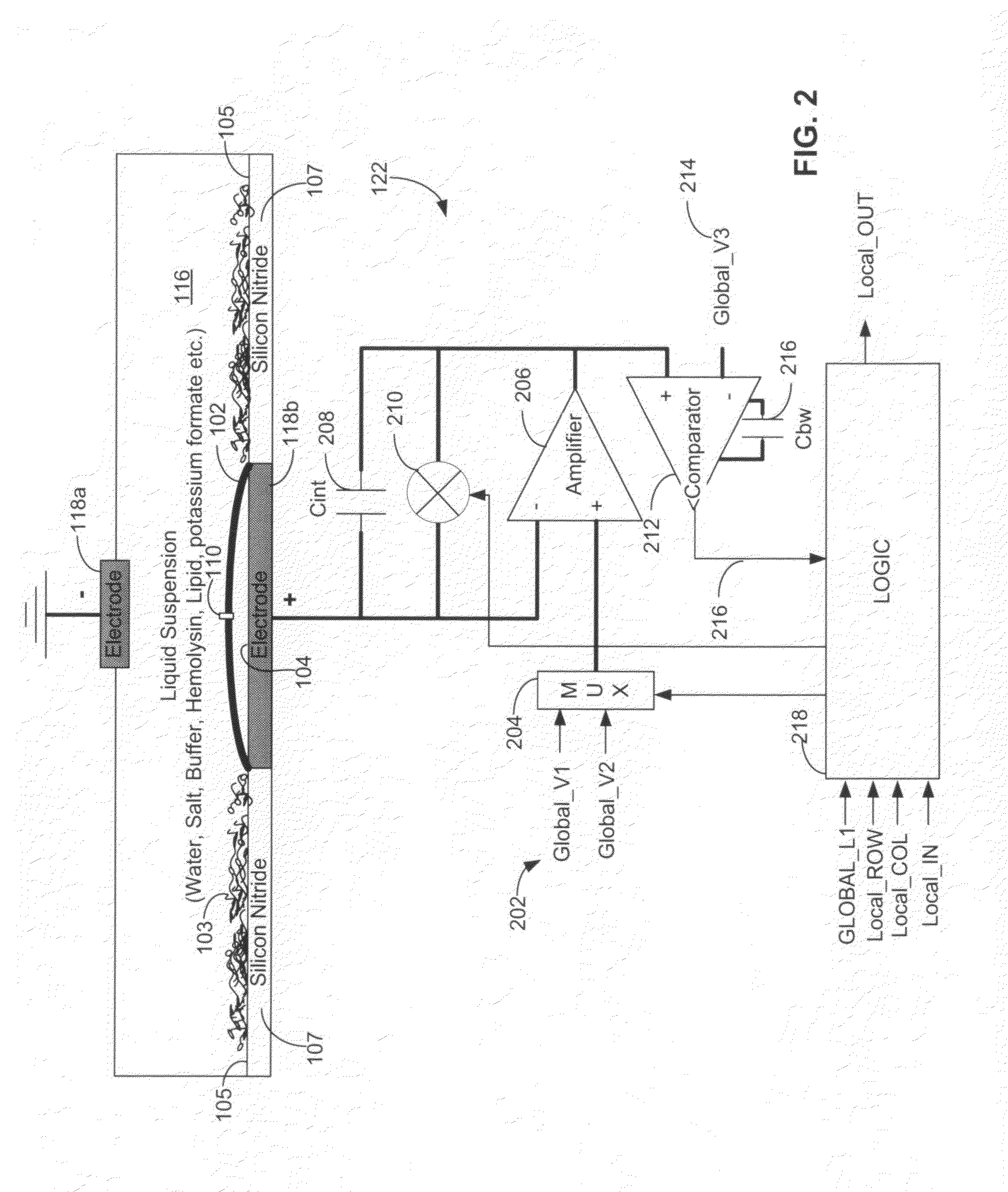 Systems and methods for forming a nanopore in a lipid bilayer