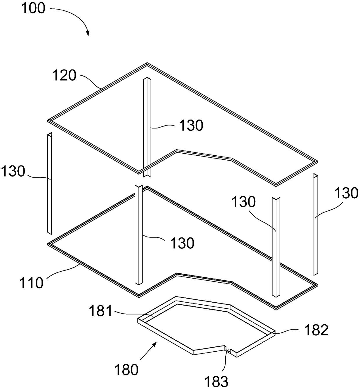 Modular living cabin and ship comprising same