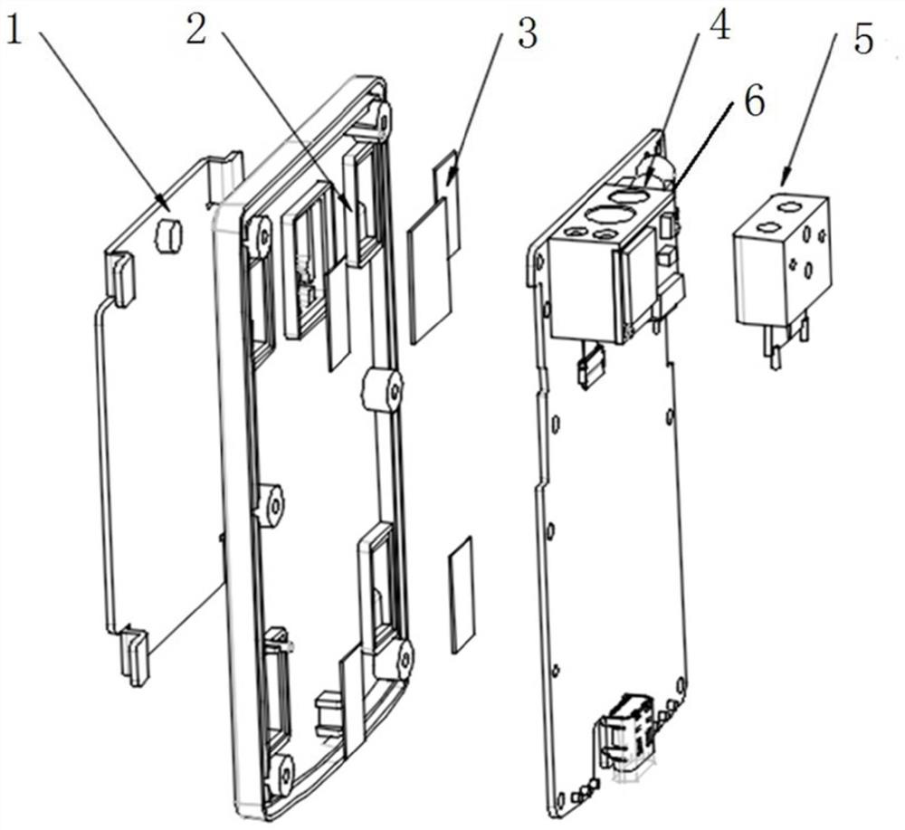 Testing system matched with mobile phone for use