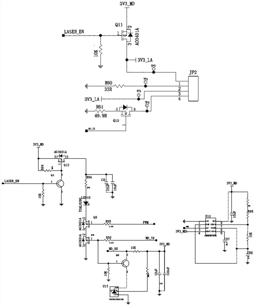 Testing system matched with mobile phone for use