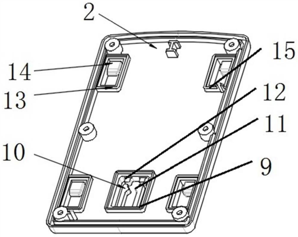 Testing system matched with mobile phone for use