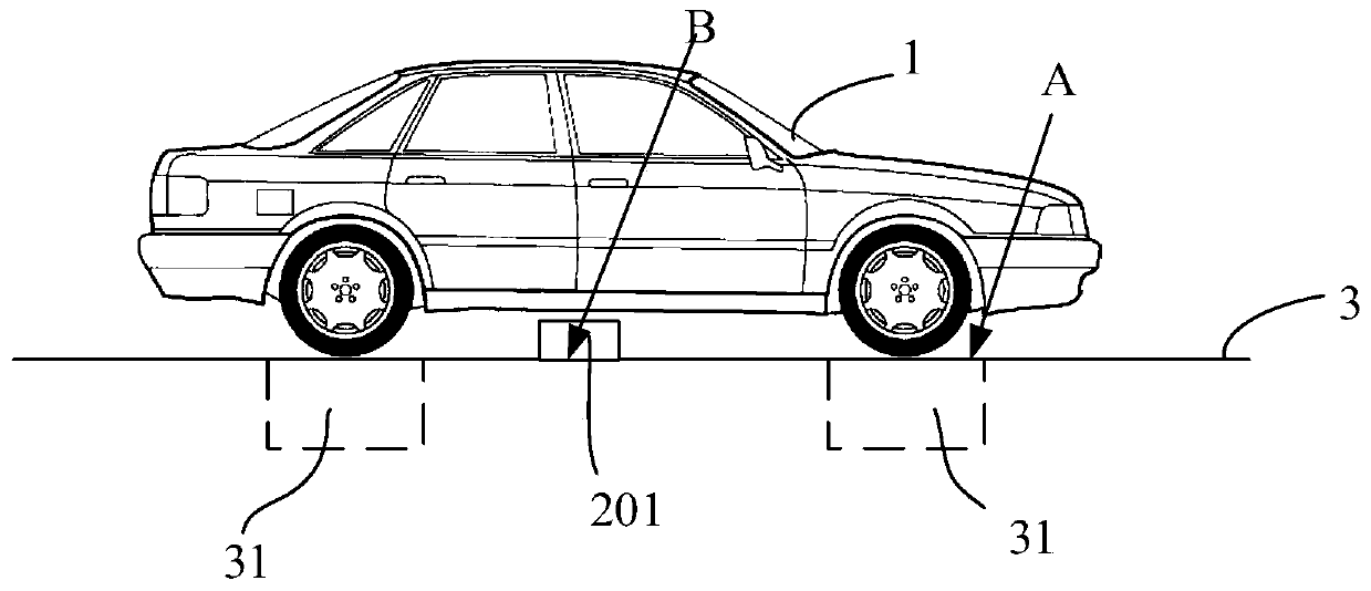 Battery replacing system and battery replacing station comprising same