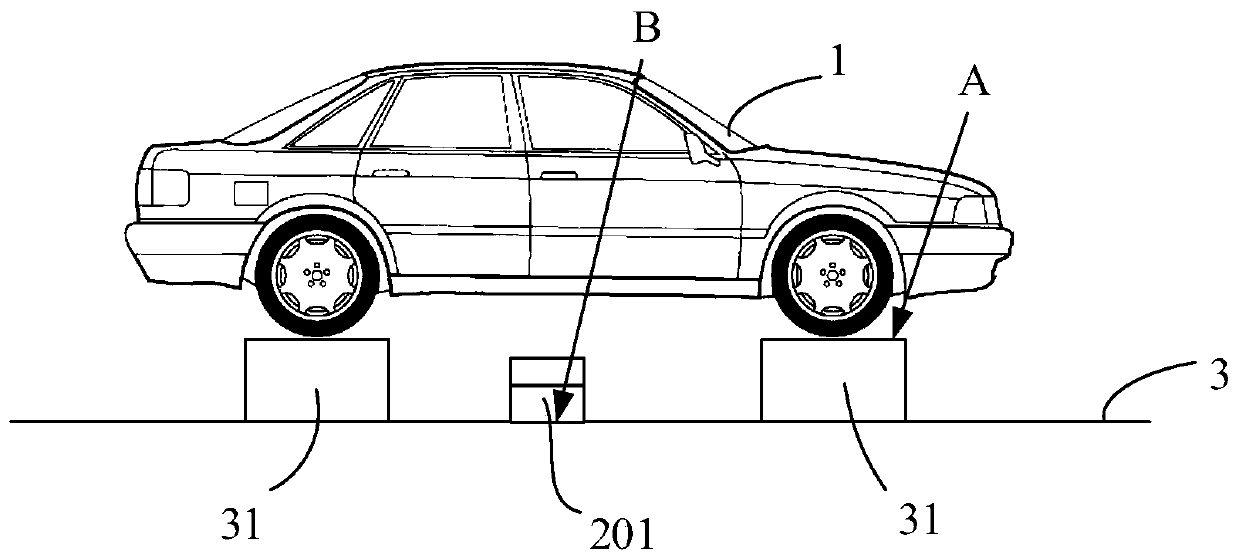 Battery replacing system and battery replacing station comprising same