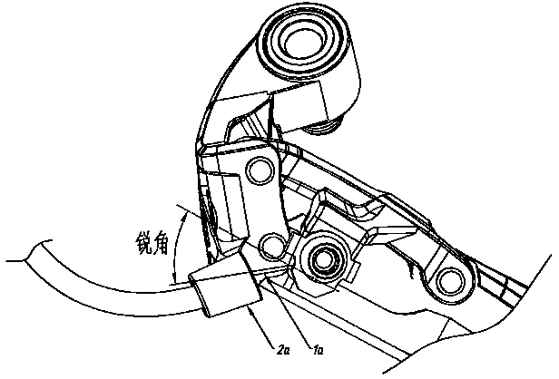 Back derailleur of bicycle