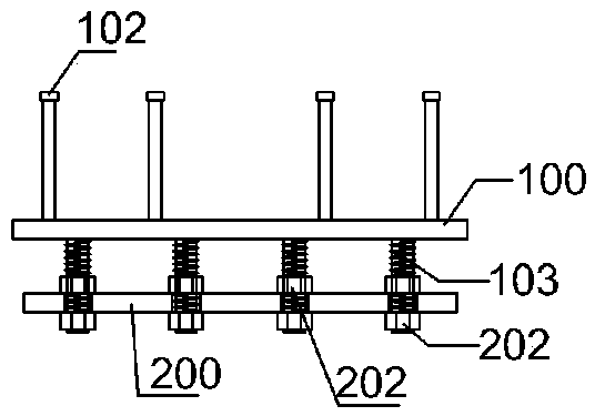 Dry connection method of concrete slab and steel beam of steel-concrete composite beam