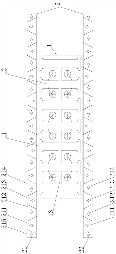 Permanent magnet linear synchronous motor with primary and secondary yokeless bilateral secondary structures