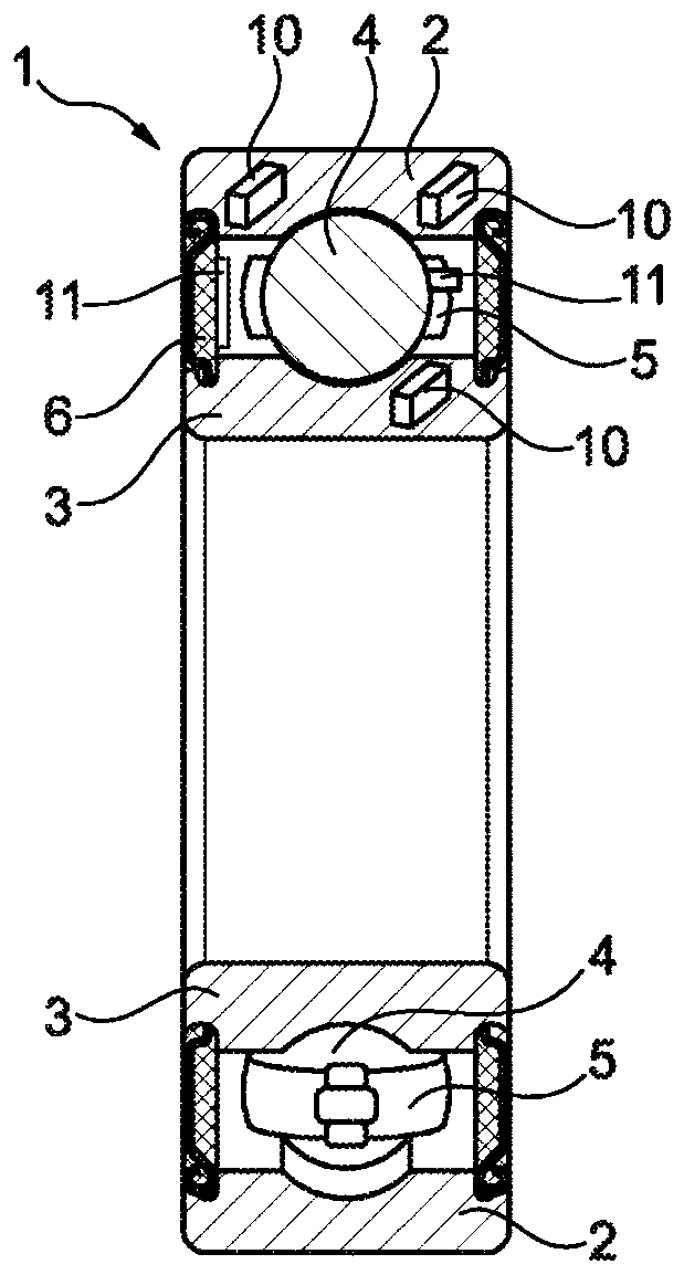 Bearing and method for producing a bearing