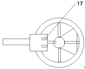 Lifting construction method and construction device of large formwork for shear wall tubular concrete structure