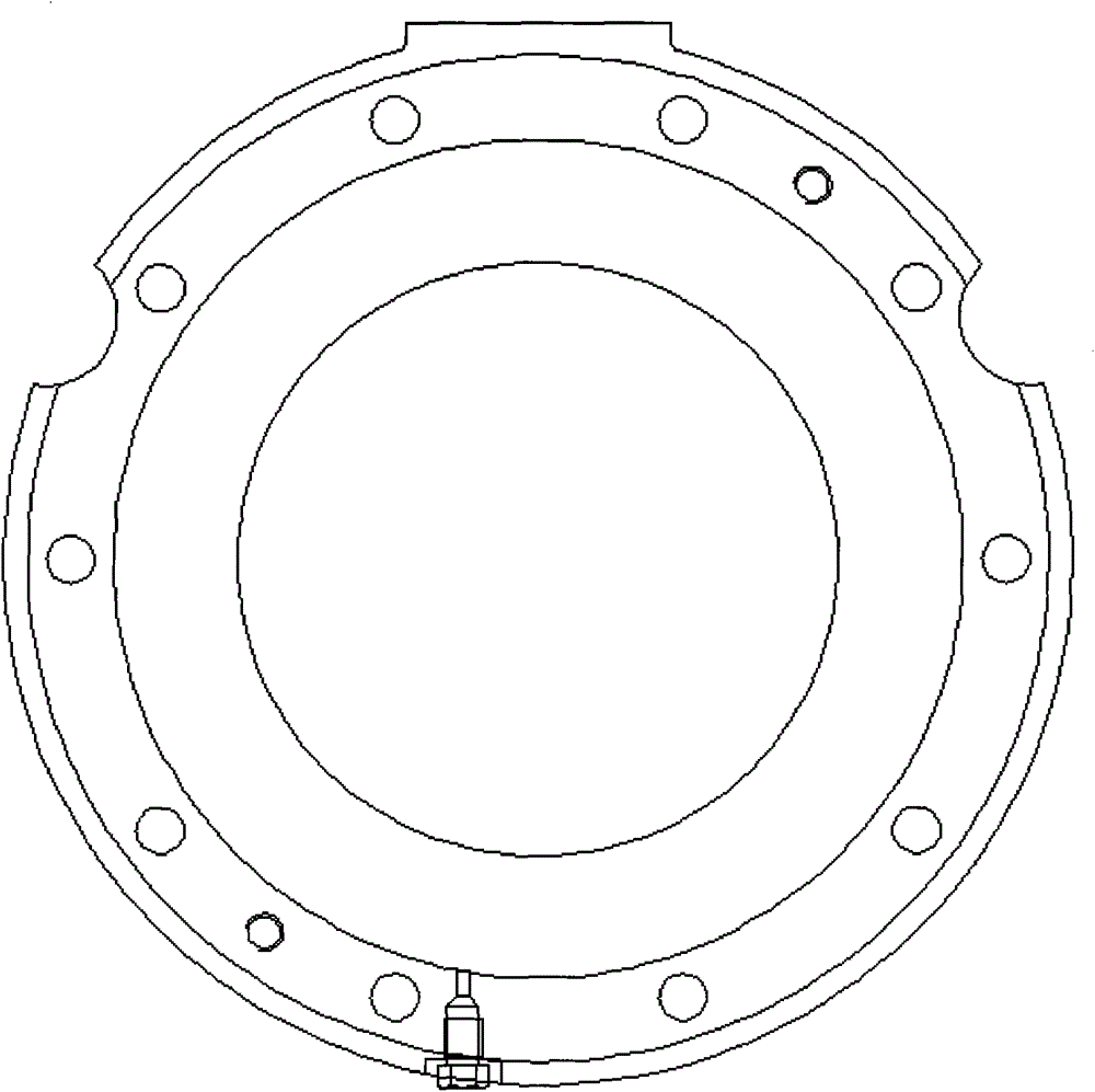 A kind of wet brake for tractor