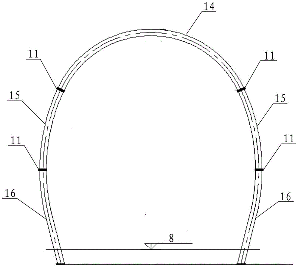 Construction method of opening for allowing highway tunnel parallel pilot tunnel to enter cross passage