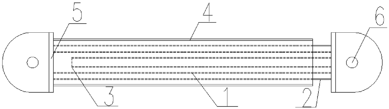 Double-core multi-steel-tube all-steel buckling-restrained brace with double yield points