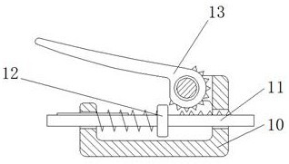 Water leakage automatic alarm type ultrasonic water meter with pipeline secondary reinforcing structure