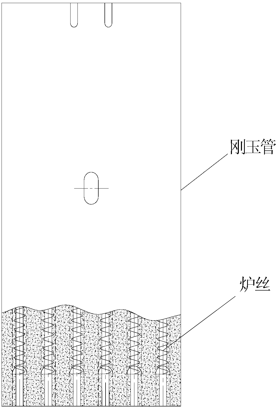 Furnace chamber of a vertical tank type vacuum tempering furnace