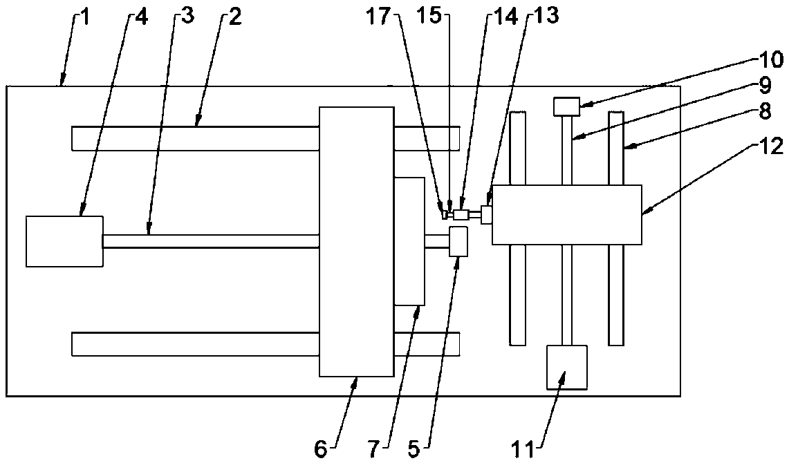 Horizontal type polishing device for processing of automobile accessories