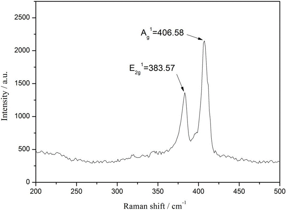 a layered mos  <sub>2</sub> ‑fe  <sub>3</sub> o  <sub>4</sub> Nanocomposite material and its preparation method