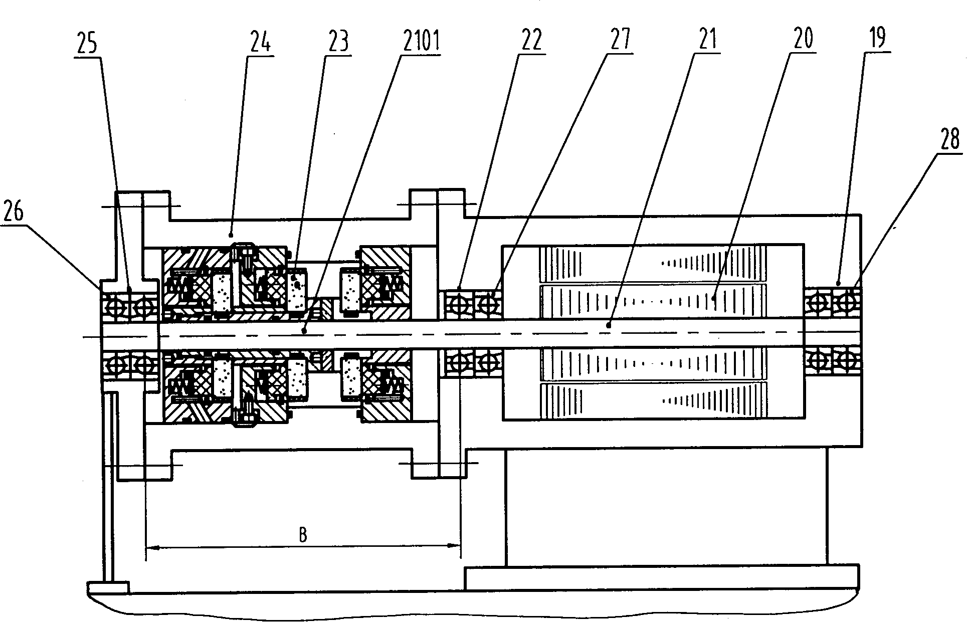 Three-pivot seal testing device