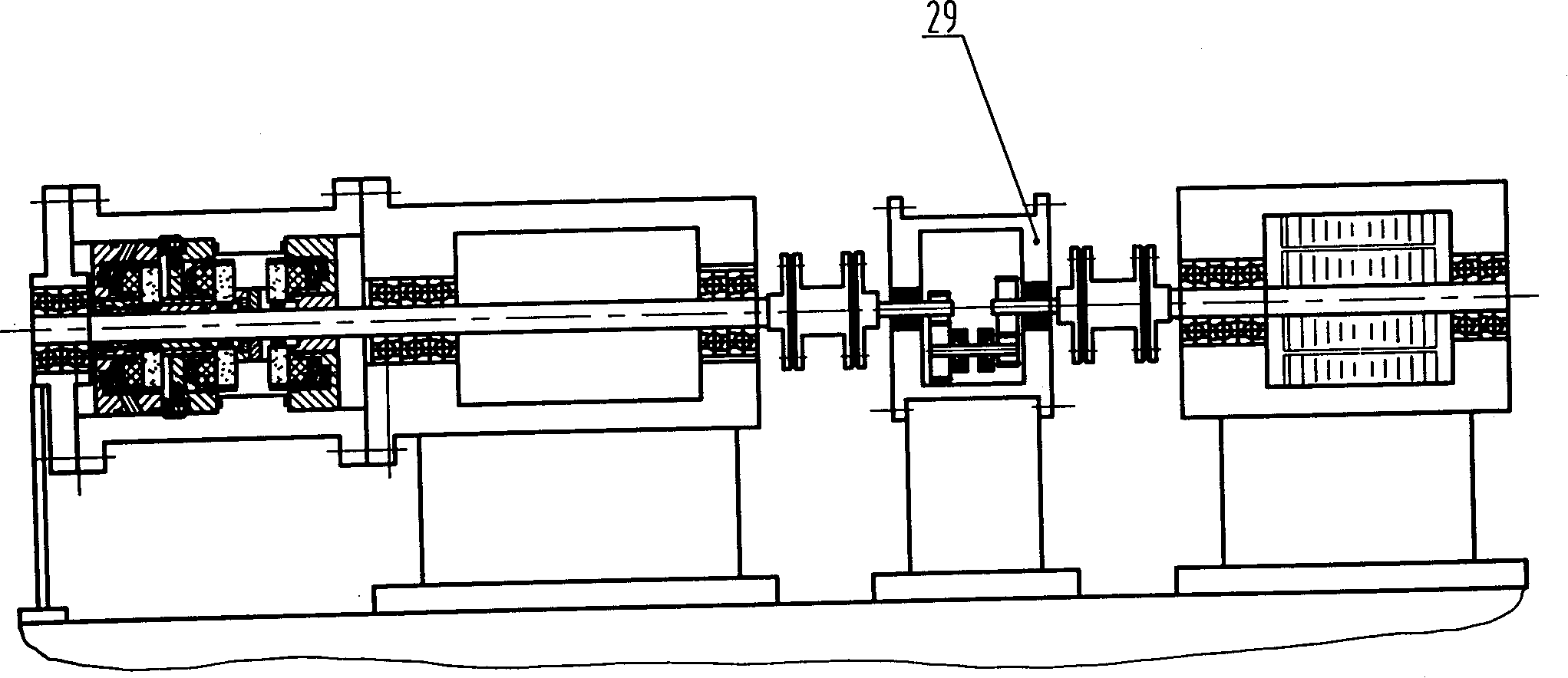 Three-pivot seal testing device