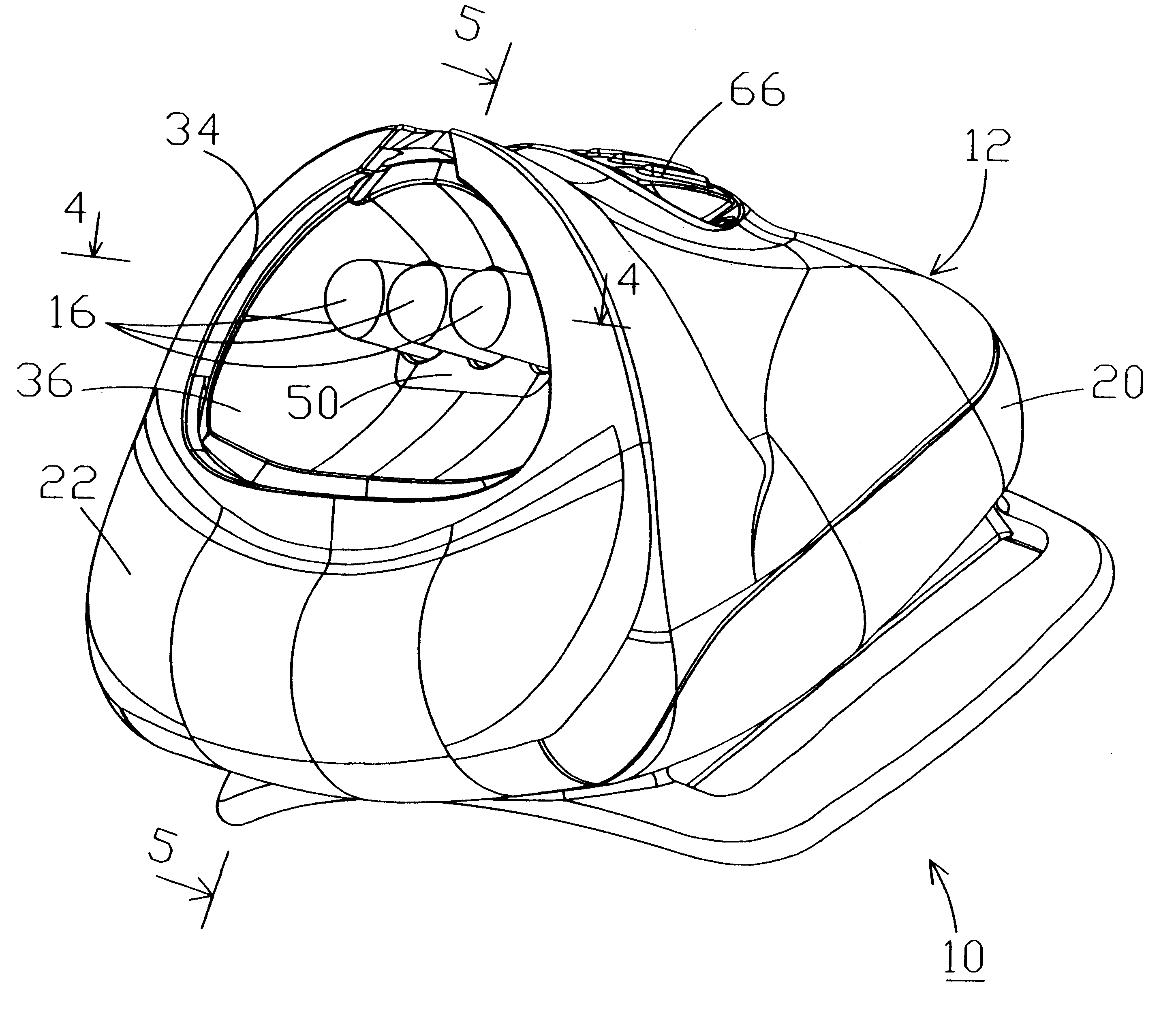 Portable lighting lamp with light-emitting diodes