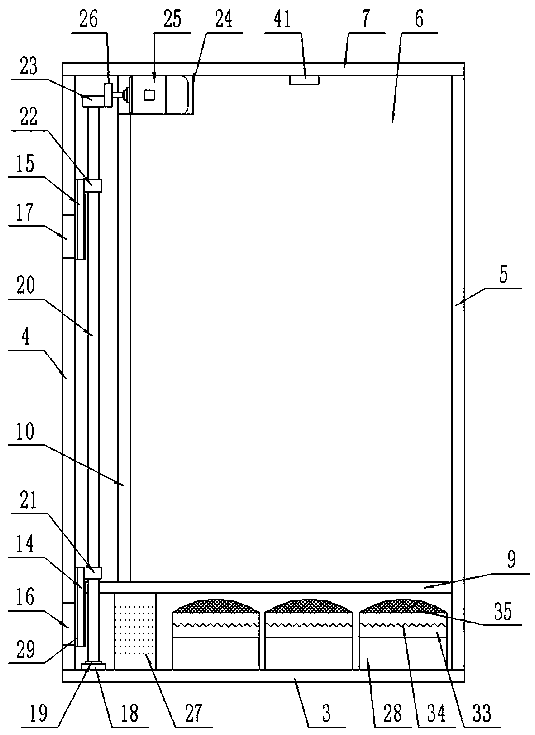 Intelligent wardrobe capable of automatically implementing moisture removal and ventilation