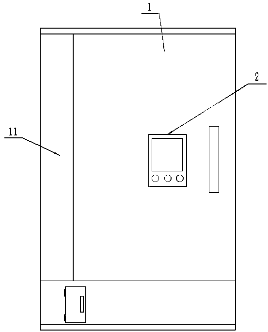 Intelligent wardrobe capable of automatically implementing moisture removal and ventilation