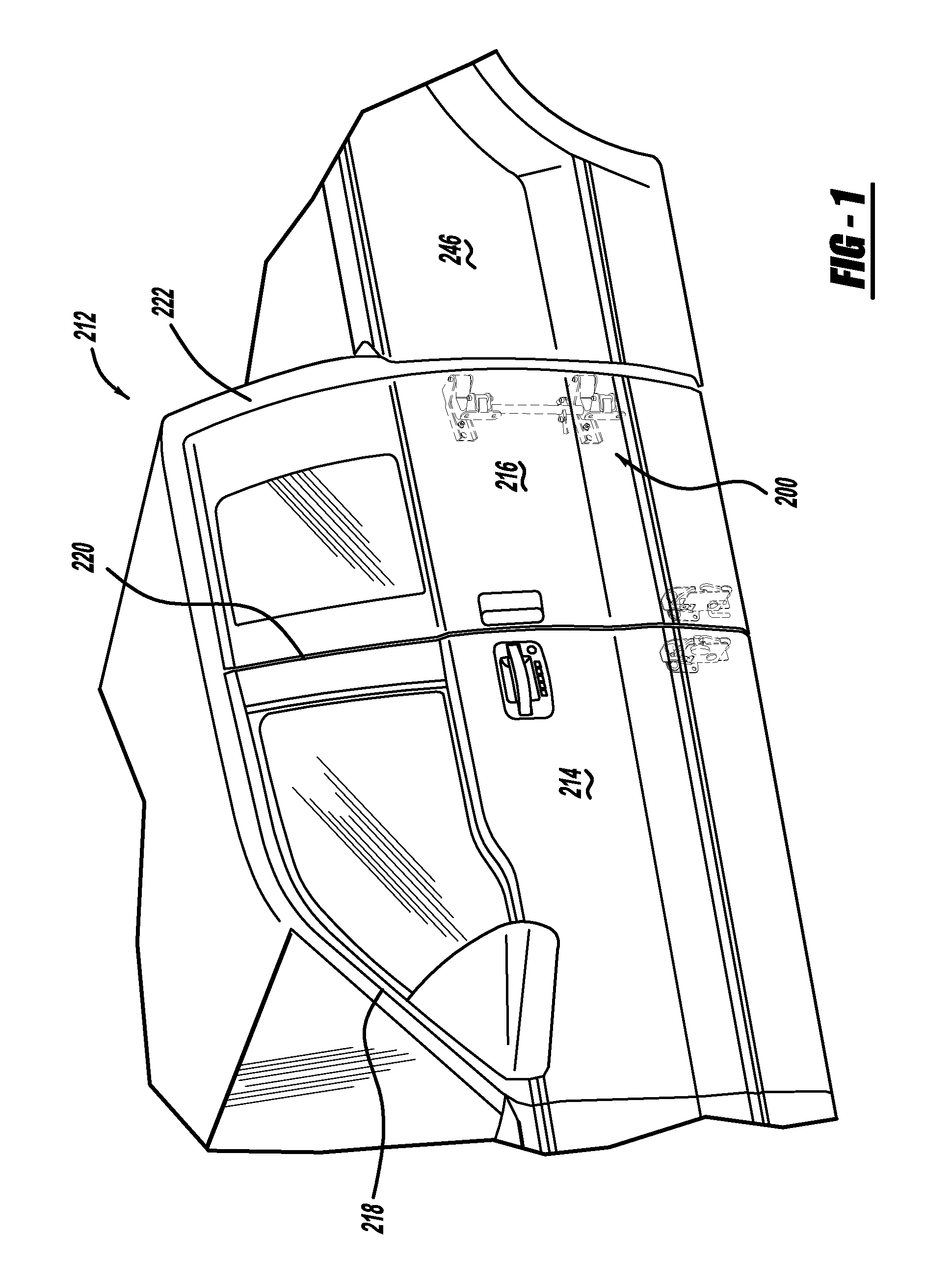 Vehicle unsequenced rear door articulating mechanism