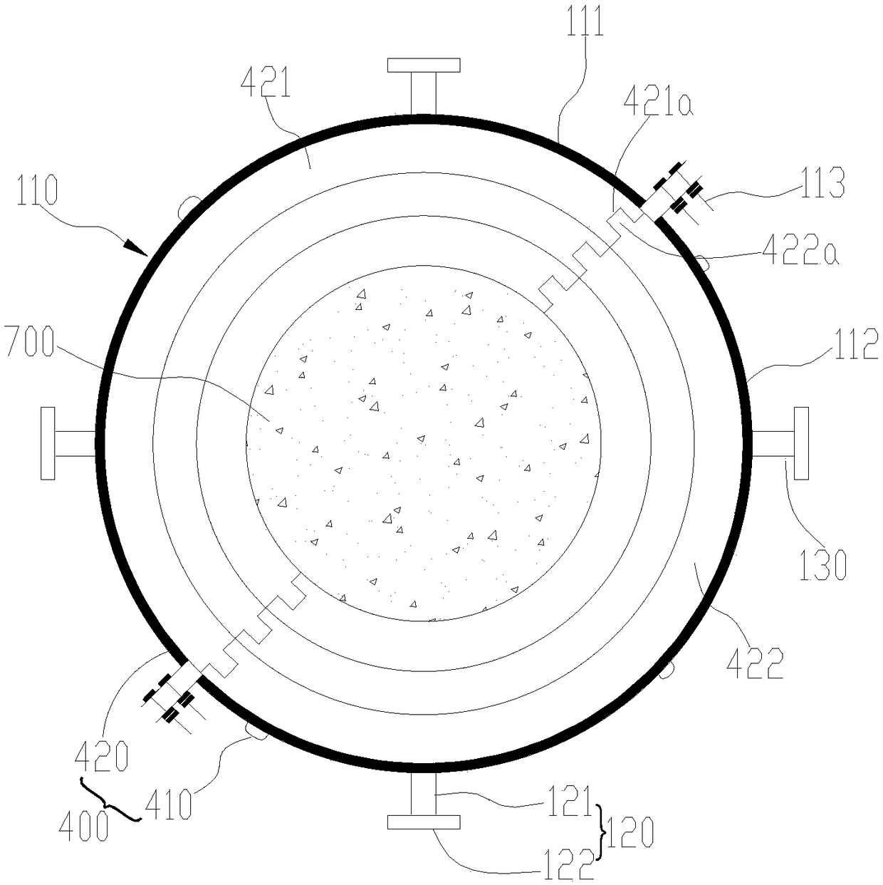 Detachable iron tower coupling beam and transmission tower