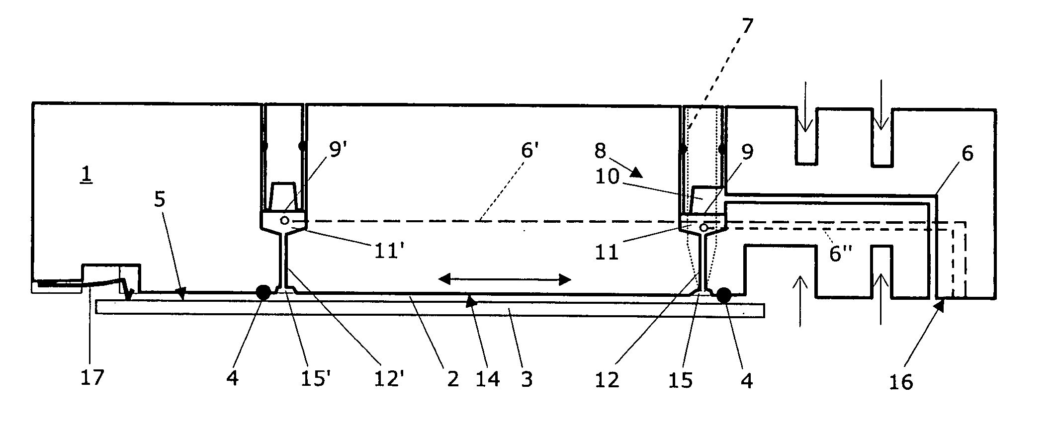 Device and process unit for providing a hybridization chamber