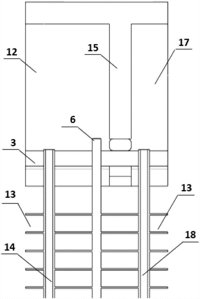 Multi-temperature zone integrated heat sink